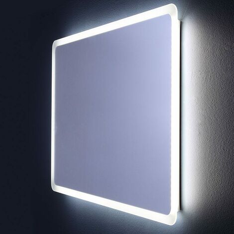 Abgerundeter Spiegel Mit Led-Beleuchtung 60 X 60 Cm Dallas