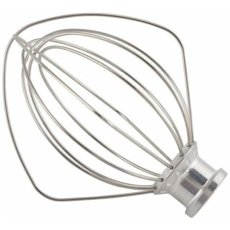 Abgewinkelter Standmixer für Edelstahl-Schneebesen für KitchenAid K45WW WP9704329 KSM150 KSM160 K45 KSM90 Küchenmaschinen-Zubehör