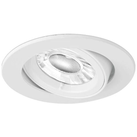 Abi AL-10280 Spot encastré rond 1/4 tour FTE basculant Ø50mm GU5,3 - Blanc