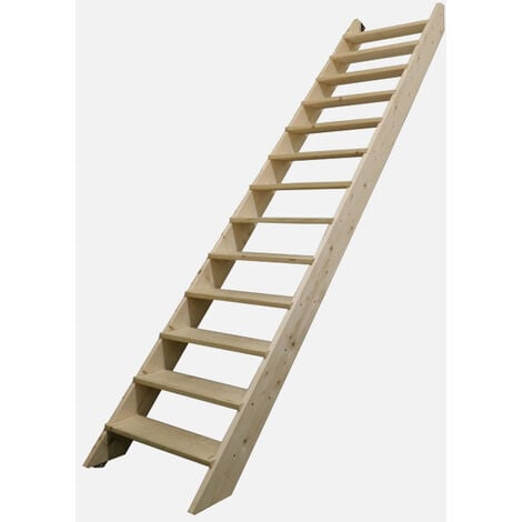 Abies - Escalier droit en bois