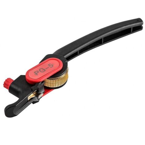 Abisolierzange mit Ratschenrad, PG-5-Messer-Kabelabisolierzange für 25-mm-Kabel/PVC