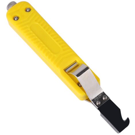 Abisolierzangen 8-28mm Crimpzange 29 mm Klingenlänge PVC Gummi Silikon Gelb LY25-6