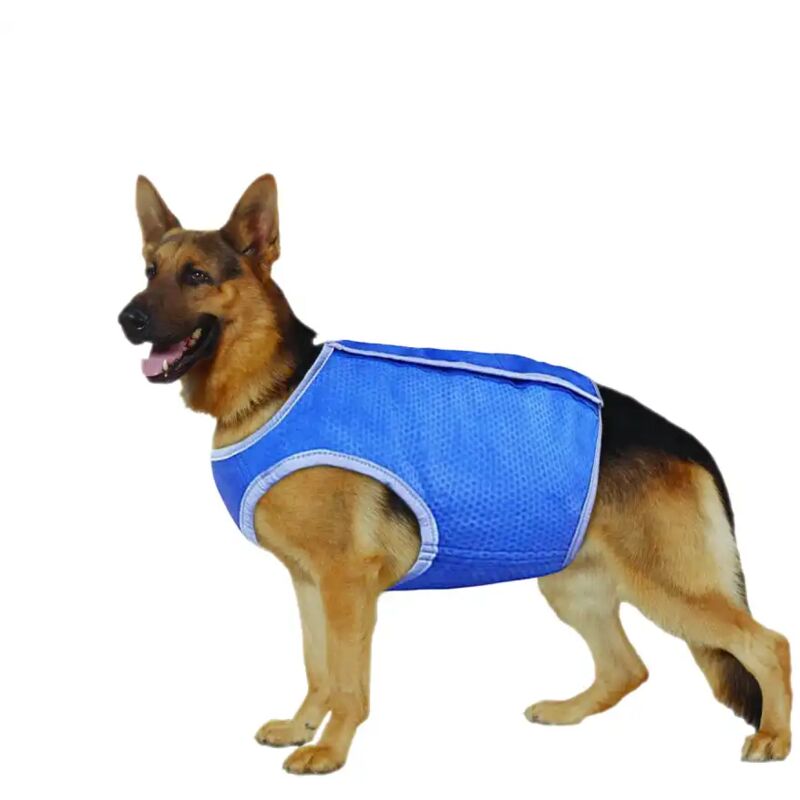 Abito Vestito Pettorina Rinfrescante Refrigerante Per Cane Taglia L Fino a 85 Cm