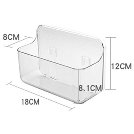Ablage mit Saugnapf für Badezimmer, Wandablauf, bohrfreie Montage, wandmontierte Seifenablage für die Toilette, platzsparend.