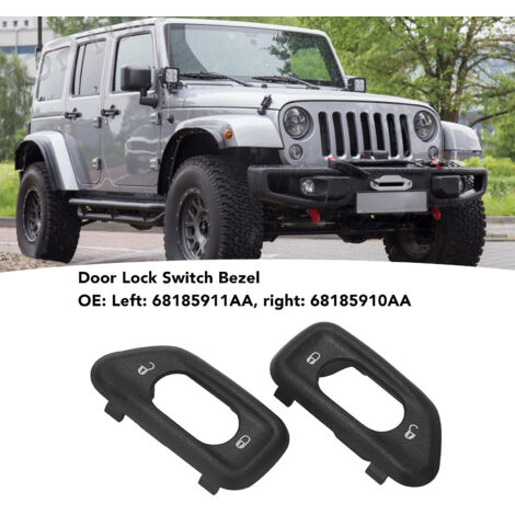 Ablagen für die seitlichen Türverriegelungsbedienelemente 68185910AA/68185911AA für Jeep Wrangler JK 2011-2017
