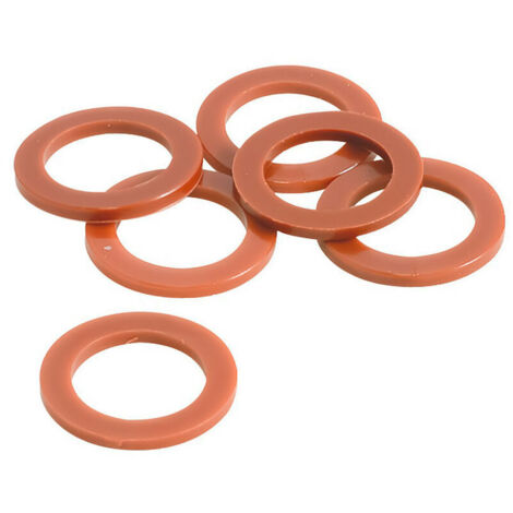 Ablassschraubendichtungen x 6, Nylon, Durchmesser 14,5 x 22 mm