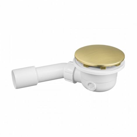 Ablaufgarnitur Siphon Dusche Gold gebrstet