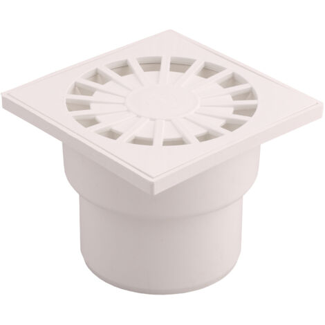 Ablaufgitter 15x15cm BOTTOM Ablauf Ø110 AQUER