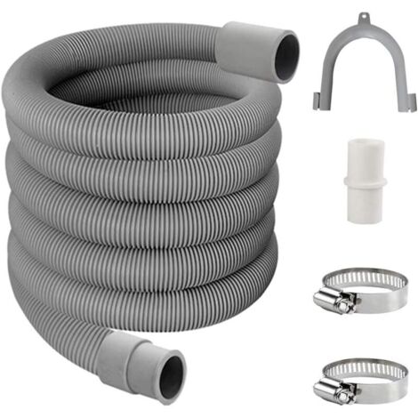 Ablaufschlauch, Waschmaschinen-Verlängerungsset, Waschmaschinen-Ablaufschlauch, Universal-Ablaufschlauch, Wasserablaufschlauch, Waschmaschinenschlauch (3 m)
