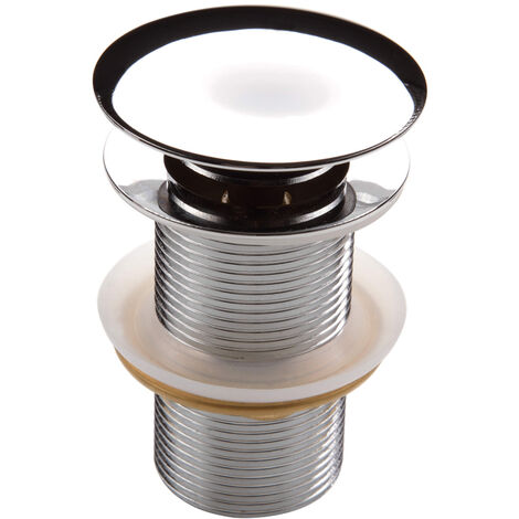 Ablaufventil chrom mit Pop-Up Funktion ohne Überlauf B/H/T: 6,8/7,5/4,2 cm