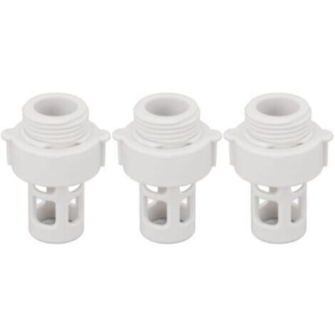 Ablaufverbinder für Poolschläuche, 3-teilig, Schlauchadapter, Ablaufstopfen für Intex 10184 Rundpools, 25 mm Gewinde