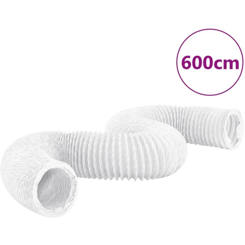 Abluftschlauch Pvc 6 M Ø20 Cm Vidaxl
