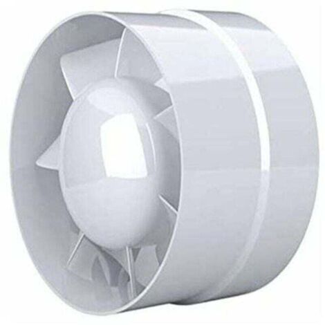 Abluftventilator, sparsam, 100 mm, 12 W/130 m³, Axialabsaugung im Leitungskanal: Bad, Küche, Keller