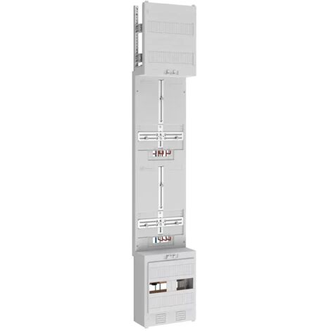 ABN Zählerplatz 3Pkt 2Z mit Klemmstein 5-polig, BxH : 250x1350mm Z19120