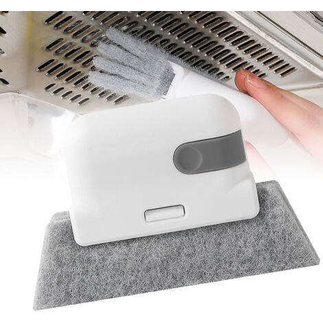 Abnehmbare 2-in-1-Fensterbürste für Schlitze und Spalten – leichtes und ergonomisches PP/Canvas (50 g)
