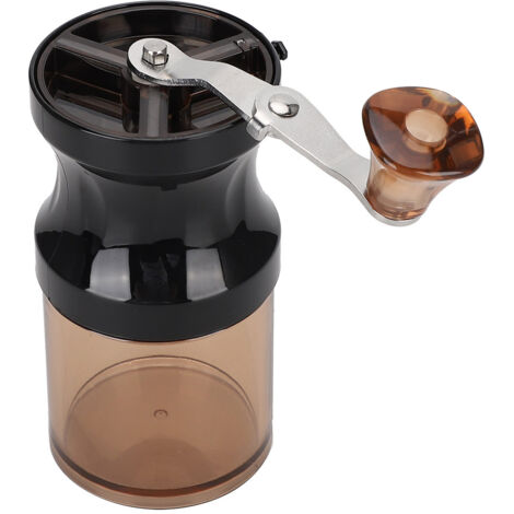 Abnehmbare tragbare manuelle Kaffeemühle für den Haushalt, Handkurbel, Küchenschleifmaschine, Schwarz