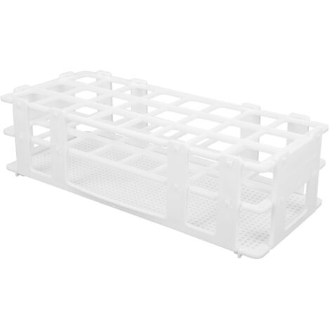Abnehmbarer Kunststoff-Reagenzglasständer mit 24 Löchern für den Laborgebrauch, kompatibel mit 25x25-mm-Reagenzgläsern