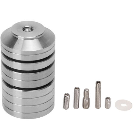 Abnehmbares Stabilisator-Set aus Aluminiumlegierung für Compound- und Recurvebögen, silberfarben
