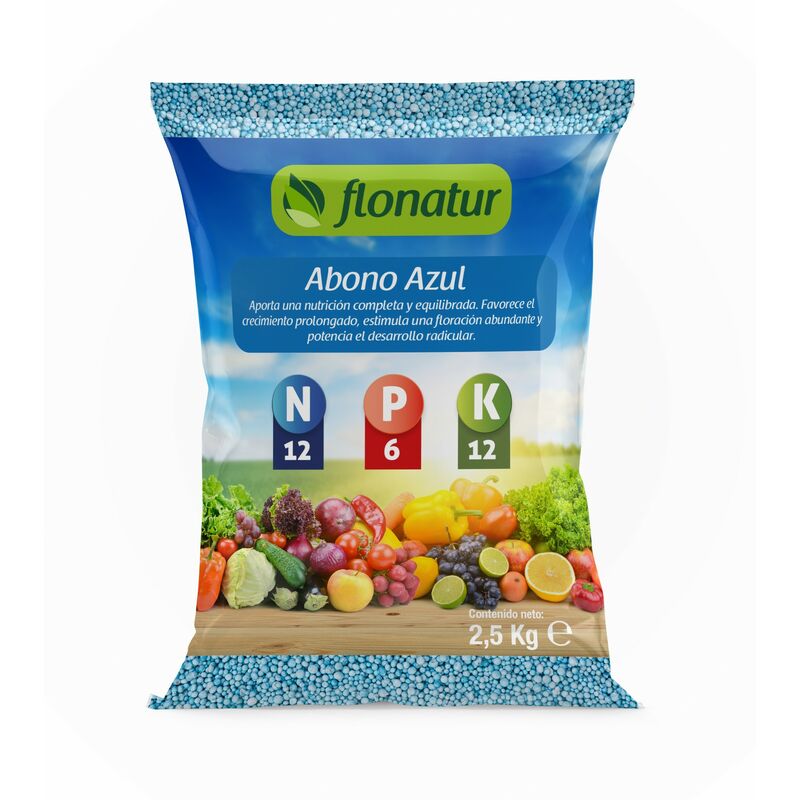 

Abono azul granulado. . 2,5 kg. - Naturplant