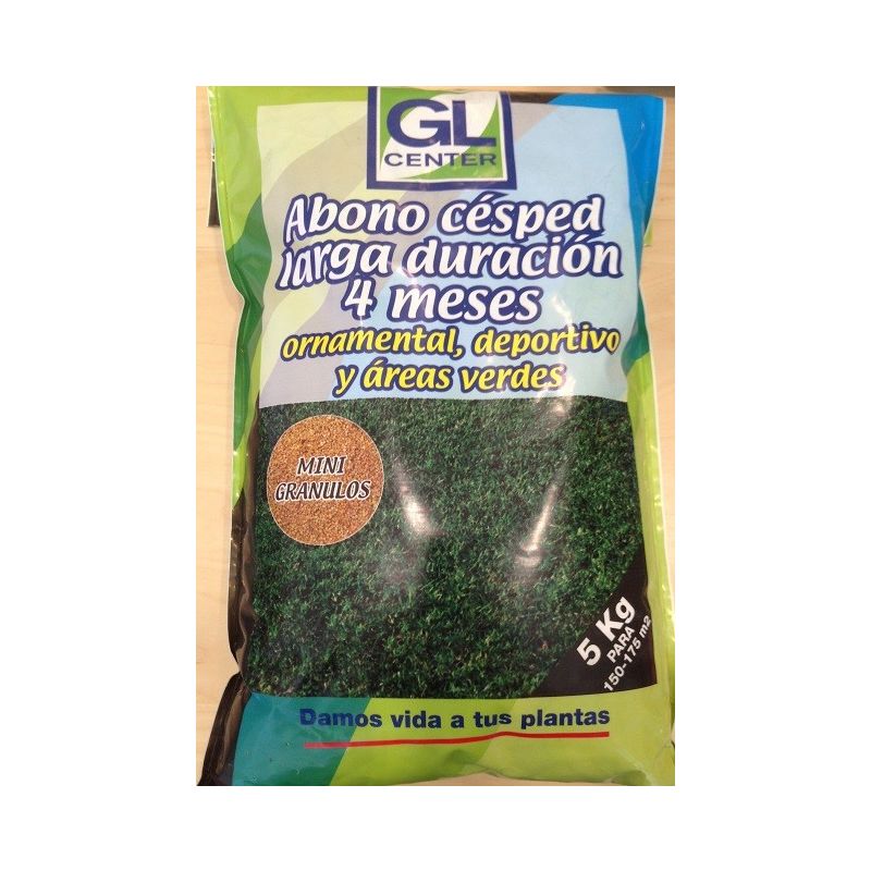 

Abono cesped larga duracion 5 Kg