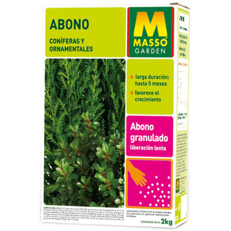 ABONO CONÍFERAS Y SETOS 2kg. 244024 MASSÓ