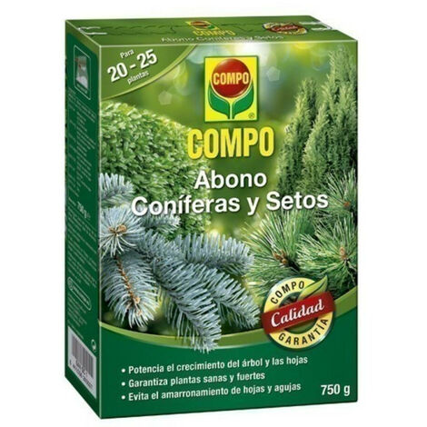 ABONO CONÍFERAS Y SETOS 750G COMPO
