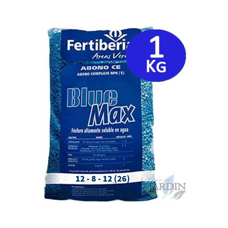 

Abono fertilizante complejo Blue Max 16-6-12, 1 Kg
