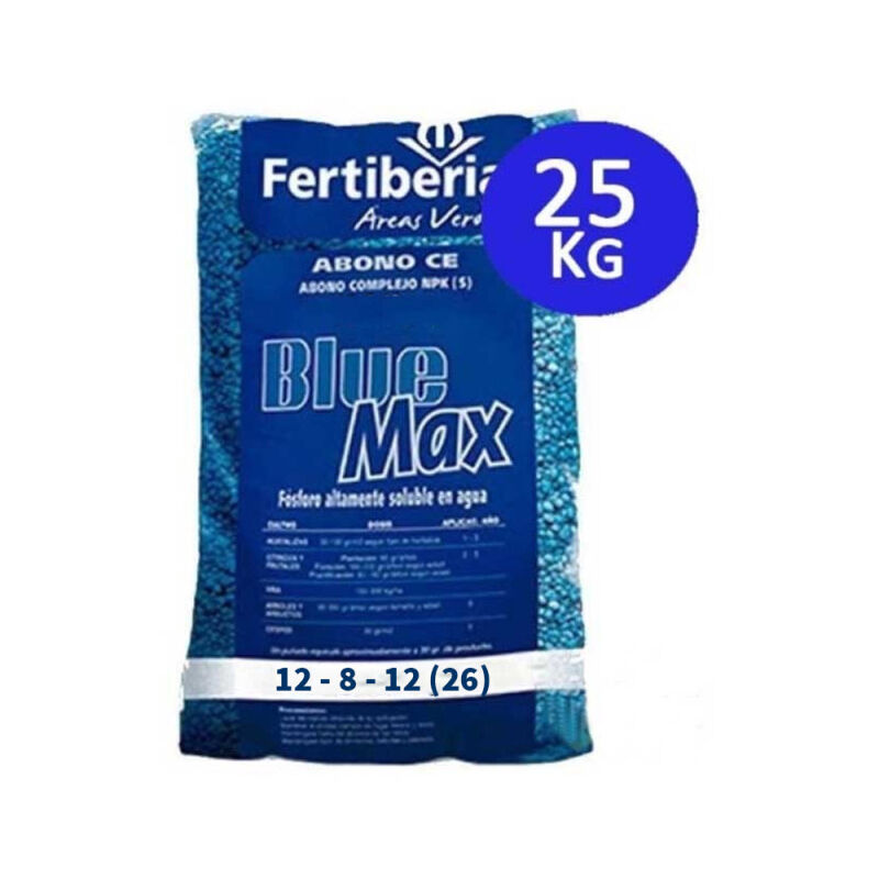 

Abono fertilizante complejo Blue Max 16-6-12, 25 Kg