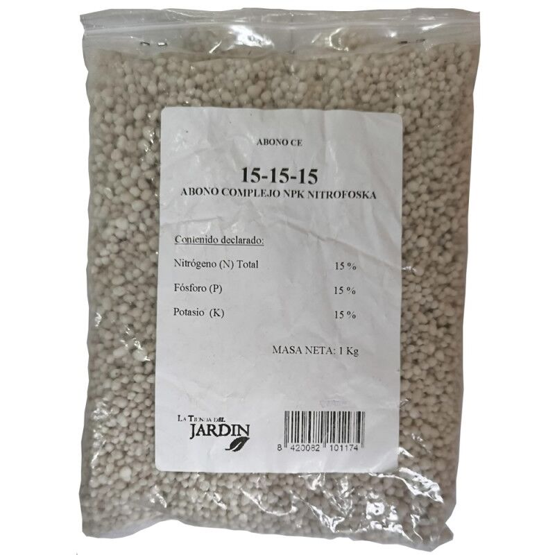 

Abono fertilizante Nitrofoska Triple 15, 1 Kg