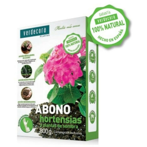 ABONO GRANULADO HORTENSIAS 800GR VERDECORA
