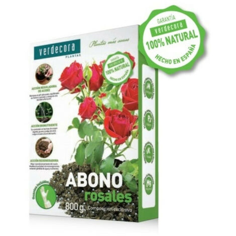 ABONO GRANULADO ROSALES 800GR VERDECORA