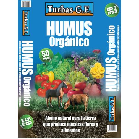 ABONO HUMUS ORGANICO 50 LITROS