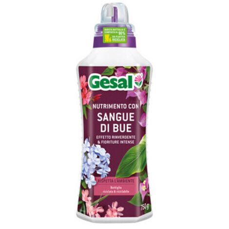 Abono líquido Gesal Sangre de Buey 750 ml – Fertilizante para plantas verdes y con flores