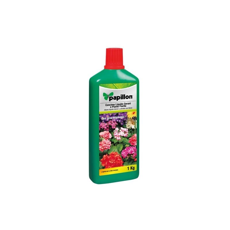 

Abono liquido geranios y flores 1kg - Papillon