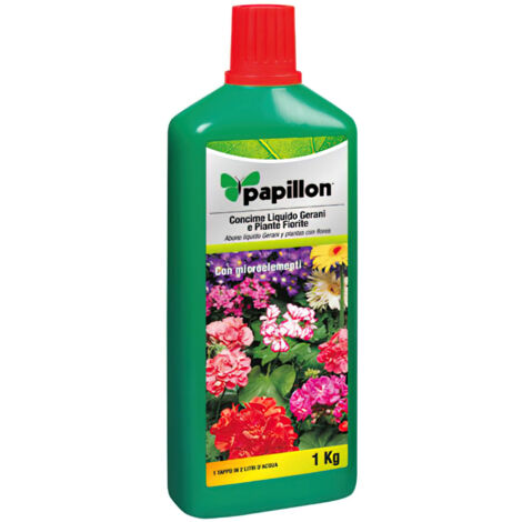 Abono Liquido Papillon Geranios y Flores 1kg