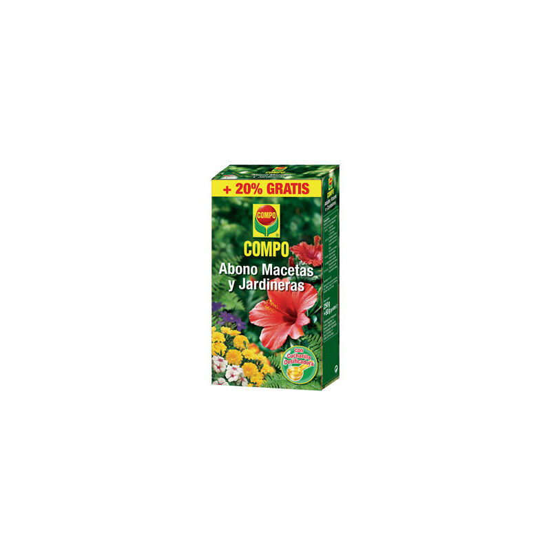 

Abono Macetas y Jardineras 250g+50g Gratis 1359002011 - Compo
