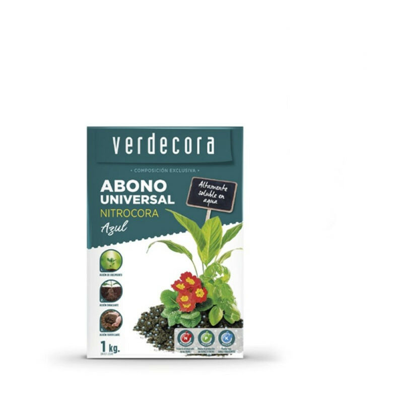 

ABONO NITROCORA AZUL UNIVERSAL VERDECORA - 1 Kilo