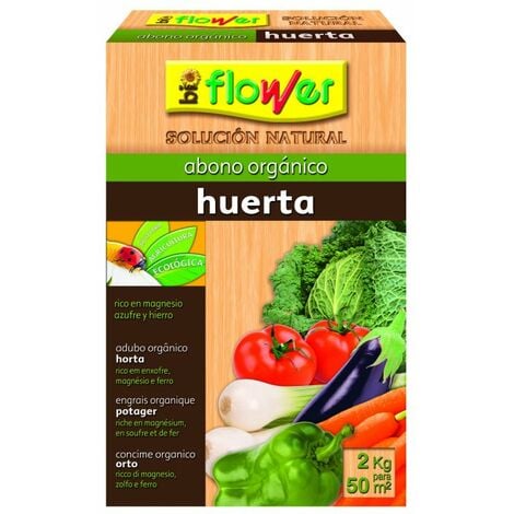 ABONO ORGANICO HUERTA BIOFLOWER 2 KG