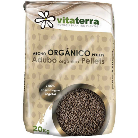 Abono Orgánico Pellets Vitaterra 20 kg