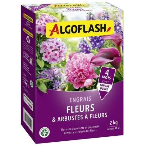 Abono para Flores y Arbustos con Flores - ALGOFLASH NATURASOL - 2 kg