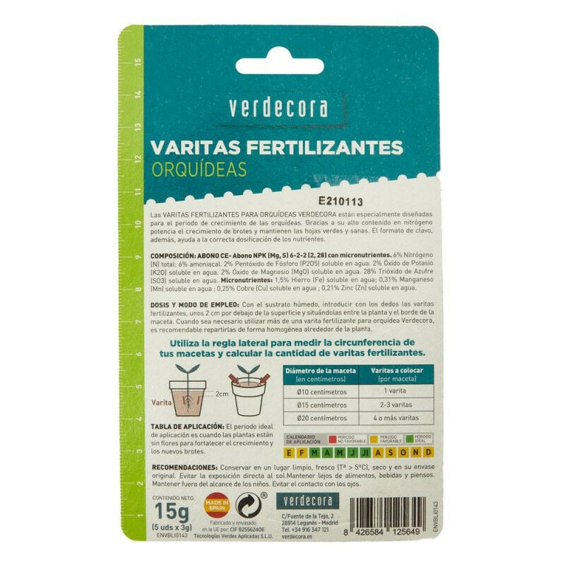 

ABONO VARITAS ORQUIDEAS X5 - Verdecora