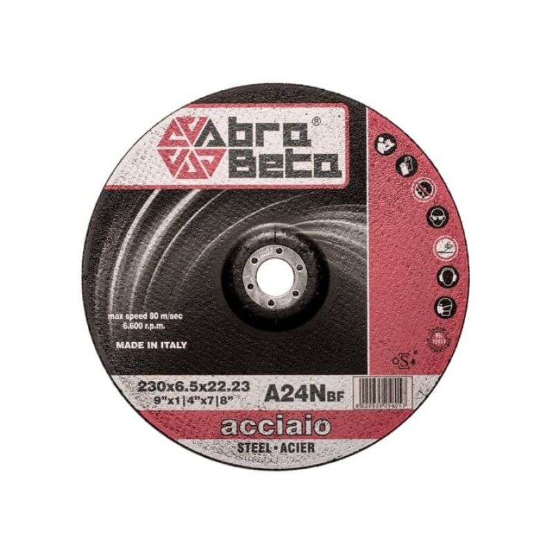 Disco abrasivo ferro 125x6.5 f.22 abra beta