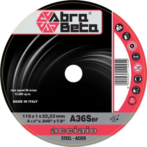 Abrabeta Disco Per Ferro D 115X1,0 Mm - 50 Pz