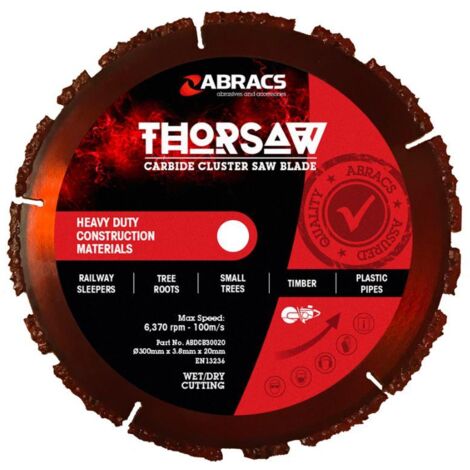 Abracs ABDCB23020 230mm x 22mm Thorsaw Carbide tip Blade