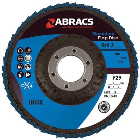 Abracs Zirconium Flap Disc 115mm x 40G
