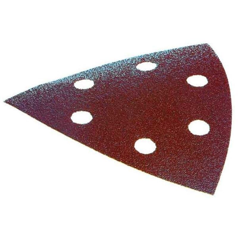 Pack de 10 Feuilles abrasives pour ponceuses Makita triangulaires 94 mm