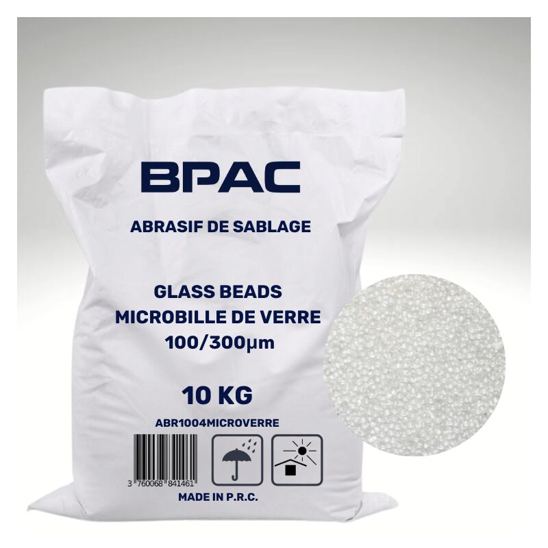 Bpac - Microbilles de Verre Pour Sablage 10 kg - abrasifs