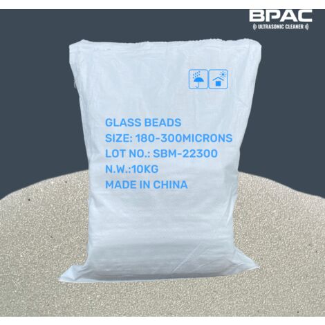 Abrasif microbille de verre - SAC 10 KG - Blanc