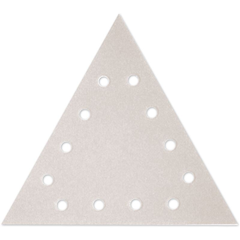 Paquet de 12 abrasifs triangle argent perforés MOUSSFLEX - grain 150 - pour Giraffe - Flex
