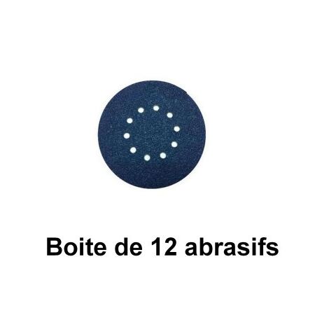 Abrasif Zirconium bleu ZIRCOFLEX, 225 mm, grain 60 FLEX - Boite de 12 abrasifs